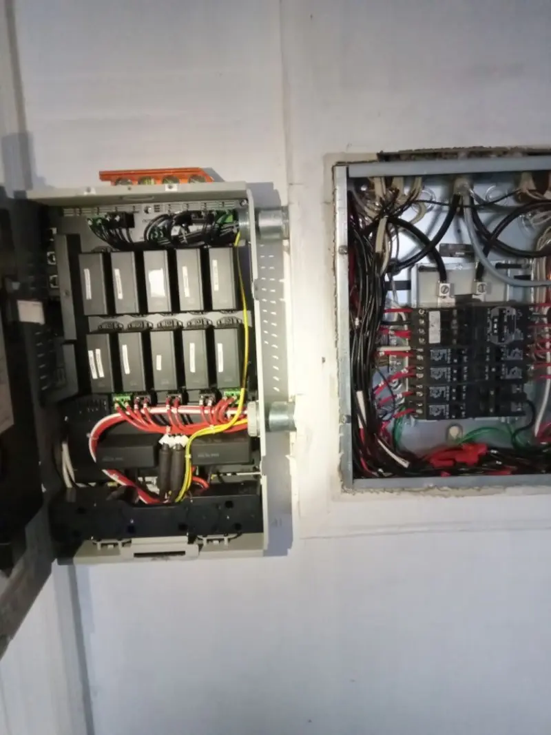Electrical panel upgrade completed for Ring Doorbell Installation in Fairview
